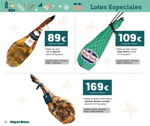 Ofertas de HiperDino España de 10 a 24 noviembre 2025 Catálogo de Lotes y Cestas - Página 22