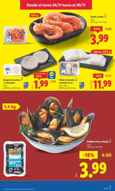 Ofertas de Lidl España de 24 a 30 noviembre 2025 ofertas semanales - Página 5