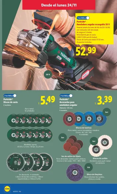 Ofertas de Lidl España de 24 a 30 noviembre 2025 ofertas de herramientas de hardware - Página 6
