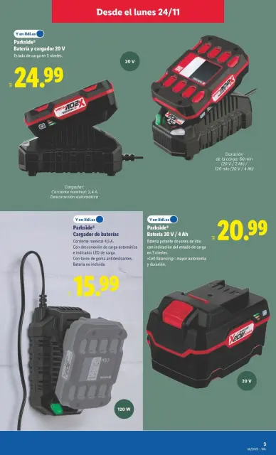 Ofertas de Lidl España de 24 a 30 noviembre 2025 ofertas de herramientas de hardware - Página 5