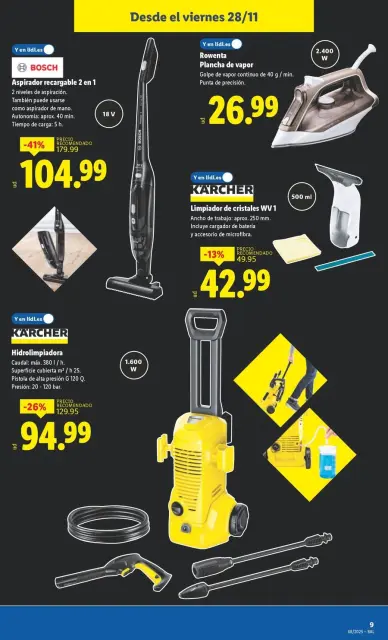 Ofertas de Lidl España de 24 a 30 noviembre 2025 ofertas de herramientas de hardware - Página 17