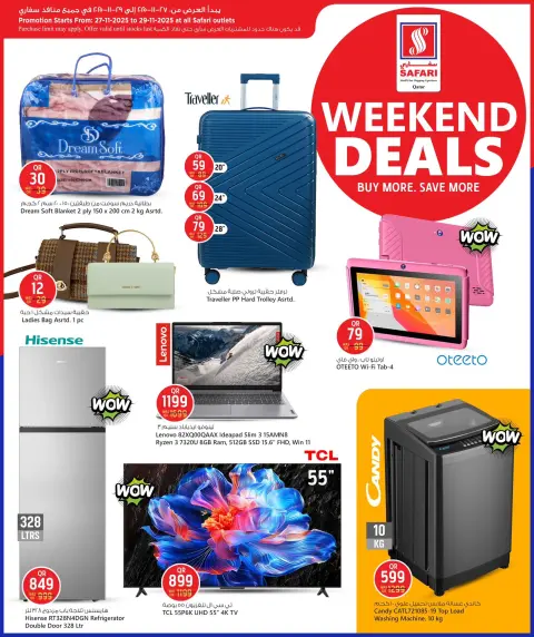 Offres Hypermarché Safari Qatar de 27 à 29 novembre 2025 Offres week-end - Page 8