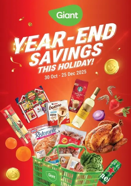 Giant Singapore Offers from 30 November to 25 December 2025 Year End Savings Catalogue - Page 1