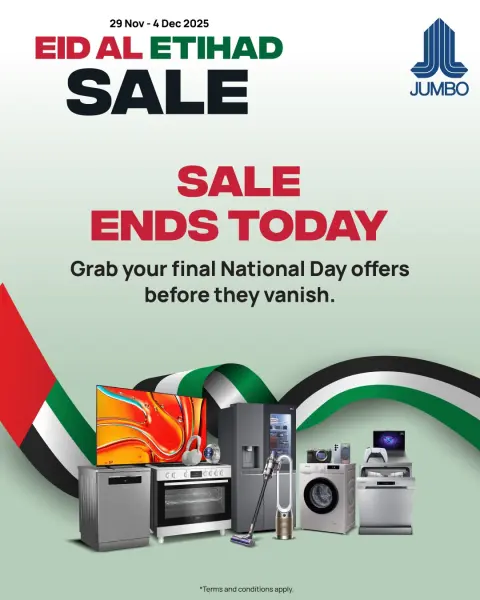 Ofertas de Jumbo Emiratos Árabes Unidos de 29 noviembre a 4 diciembre 2025 Ofertas de Eid Al Etihad - Página 1
