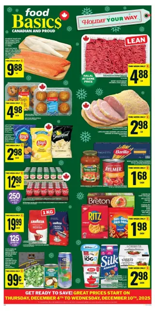 Food Basics Canada Offers from 4 to 10 December 2025 VIP offers - Page 1