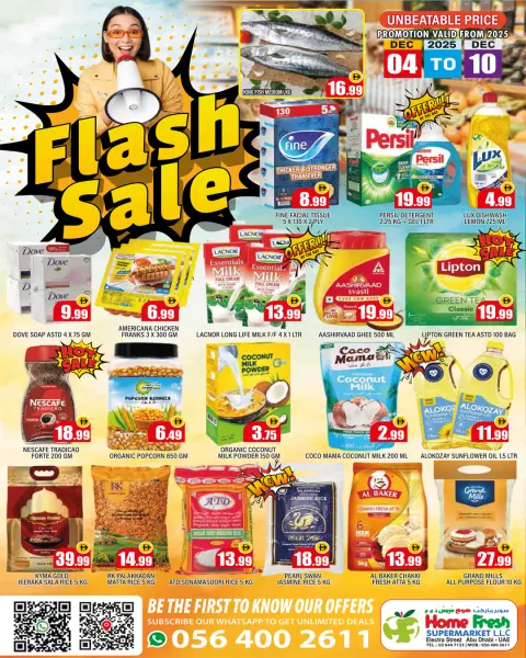 Ofertas de supermercado Home Fresh  Abu Dhabi  de 4 a 10 diciembre venta flash - Página 1