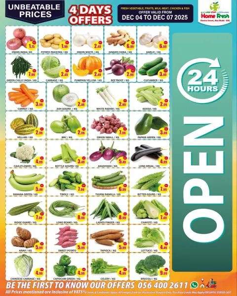 Ofertas de supermercado Home Fresh  Abu Dhabi  de 4 a 10 diciembre venta flash - Página 2