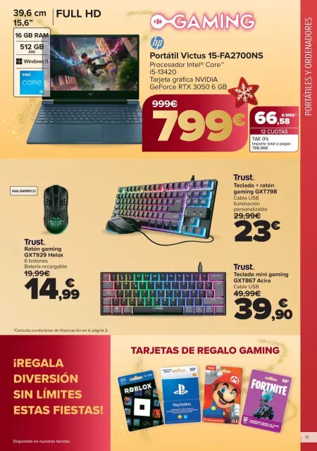 Ofertas de Carrefour España de 3 diciembre a 8 enero 2026 OFERTAS DE REGALO AL MEJOR PRECIO - Página 11