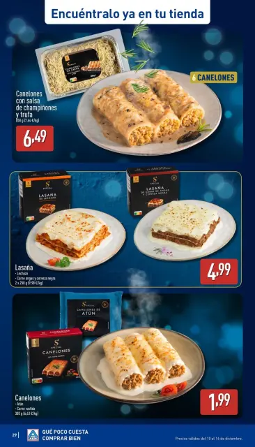 Offres ALDI Espagne de 10 à 16 décembre 2025 Célébrez chaque jour avec des offres spéciales - Page 29