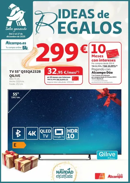 Ofertas de Alcampo España de 2 a 17 diciembre 2025 OFERTAS DE IDEAS DE EGALOS - Página 1