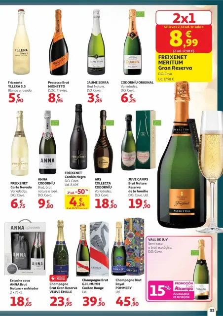 Ofertas de Alcampo España de 11 a 31 diciembre 2025 Ofertas Sabor a Navidad - Página 33