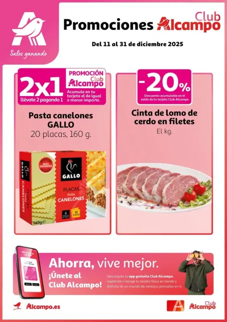 Ofertas de Alcampo España de 11 a 31 diciembre 2025 ¡Grandes Descuentos! - Página 1