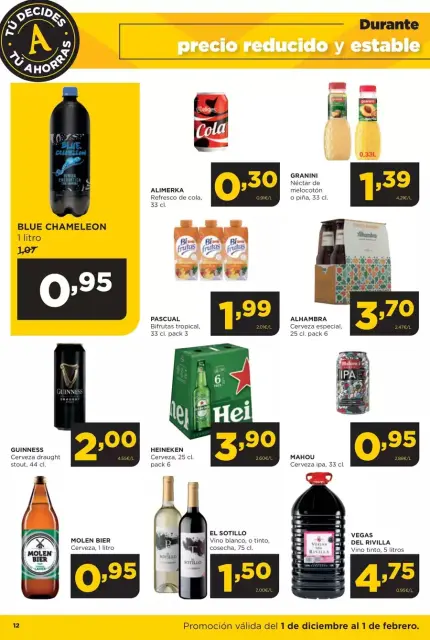 Ofertas de ‎Alimerka Supermercados‎ España de 2 diciembre 2025 a 1 febrero 2026 Folleto de ofertas Tu decides tu ahorras - Página 29