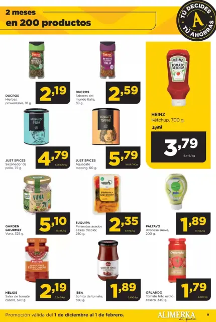 Ofertas de ‎Alimerka Supermercados‎ España de 2 diciembre 2025 a 1 febrero 2026 Folleto de ofertas Tu decides tu ahorras - Página 26
