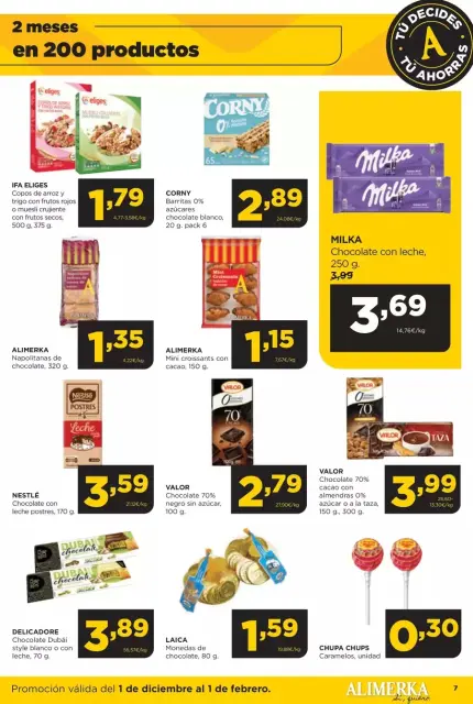 Ofertas de ‎Alimerka Supermercados‎ España de 2 diciembre 2025 a 1 febrero 2026 Folleto de ofertas Tu decides tu ahorras - Página 24