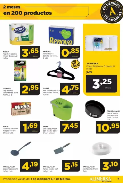 Ofertas de ‎Alimerka Supermercados‎ España de 2 diciembre 2025 a 1 febrero 2026 Folleto de ofertas Tu decides tu ahorras - Página 32