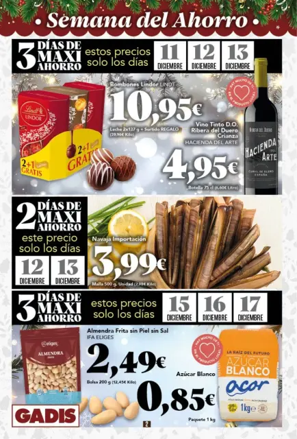 Ofertas de GADIS supermercado España de 11 a 17 diciembre 2025 Nuevos precios - Página 2