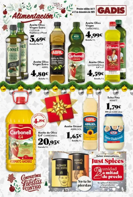 Ofertas de GADIS supermercado España de 11 a 17 diciembre 2025 Nuevos precios - Página 26