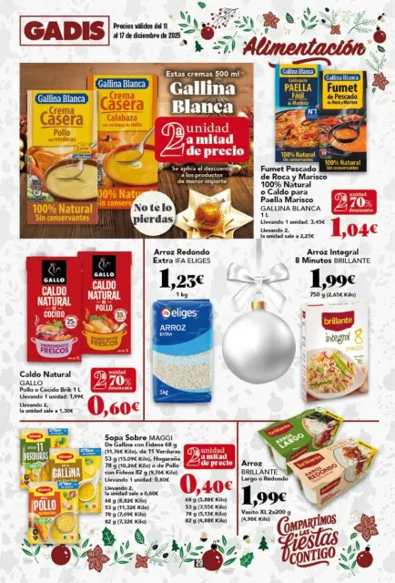 Ofertas de GADIS supermercado España de 11 a 17 diciembre 2025 Nuevos precios - Página 29
