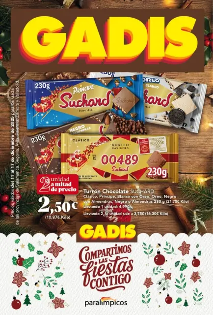 Ofertas de GADIS supermercado España de 11 a 17 diciembre 2025 Nuevos precios - Página 1