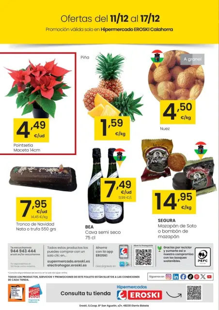 Ofertas de Eroski España de 11 a 17 diciembre 2025 Folleto de ofertas Navidad | Calahorra - Página 4