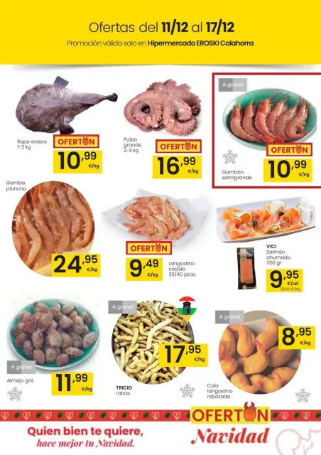 Ofertas de Eroski España de 11 a 17 diciembre 2025 Folleto de ofertas Navidad | Calahorra - Página 3