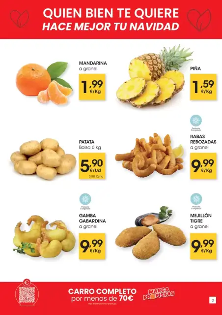 Ofertas de Eroski España de 11 a 17 diciembre 2025 Ofertas navideñas - Página 3