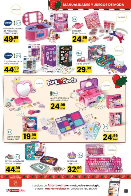 Ofertas de Eroski España de 6 noviembre a 6 enero 2026 Ofertas de Juguetes de Navidad - Página 23