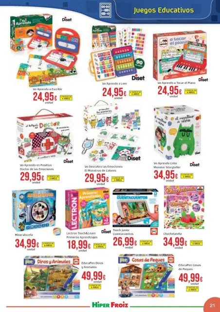 Ofertas de Froiz España de 22 noviembre a 5 enero 2026 Ofertas del folleto de juguetes - Página 21