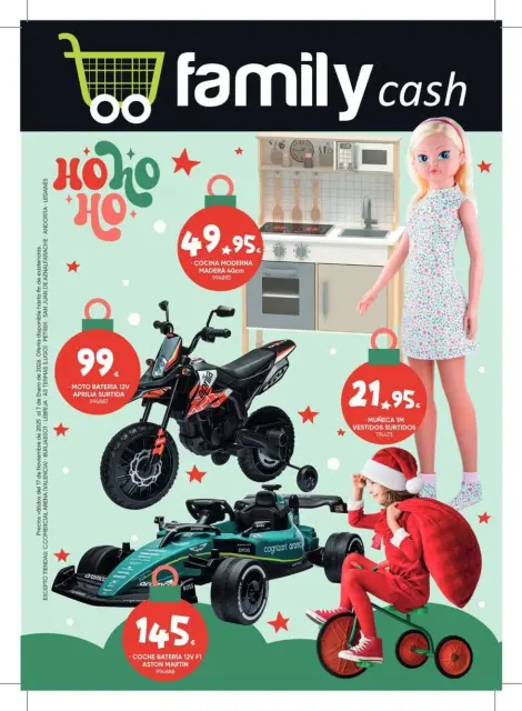 Ofertas de Supermercado Family Cash España de 18 noviembre a 7 enero 2026 Folleto de descuentos - Página 1