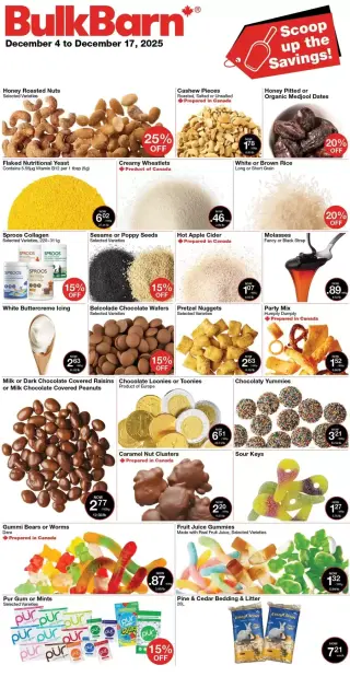 Bulk Barn Canada Offers from 4 to 17 December 2025 Weekly ad - Page 1
