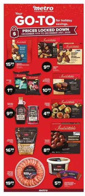 Metro supermarket Canada Offers from 11 to 31 December 2025 Big Sales - Page 1