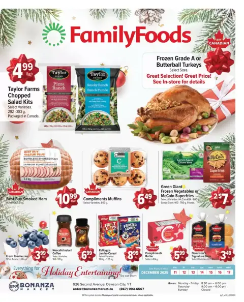 Family Foods Canada Offers from 11 to 17 December 2025 Great offer - Page 1