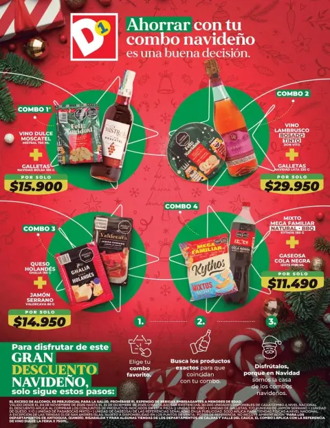 Ofertas de Tiendas D1 Colombia de 1 a 31 diciembre 2025 Ofertas navideñas - Página 35