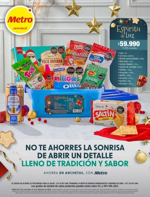 Ofertas de Tiendas Metro Colombia de 13 a 14 diciembre 2025 OFERTAS ESPECIALES DE 2 DÍAS - Página 1