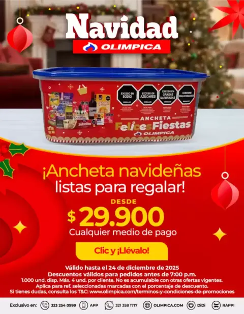 Ofertas de Olímpica Colombia de 5 a 24 diciembre 2025 Gangas exclusivas - Página 1