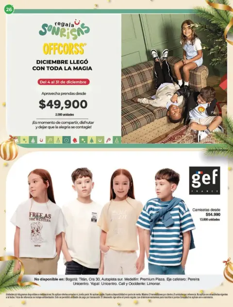 Ofertas de Tiendas Jumbo Colombia de 4 a 31 diciembre 2025 Ofertas de ropa y calzado. - Página 26