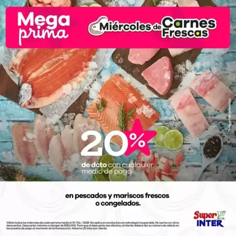 Ofertas de Super Inter Colombia de 9 a 31 diciembre 2025 Promoción especial - Página 1