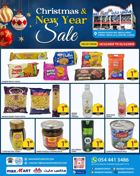 Ofertas de Max Mart Emiratos Árabes Unidos de 18 a 31 diciembre 2025 ofertas de navidad - Página 1