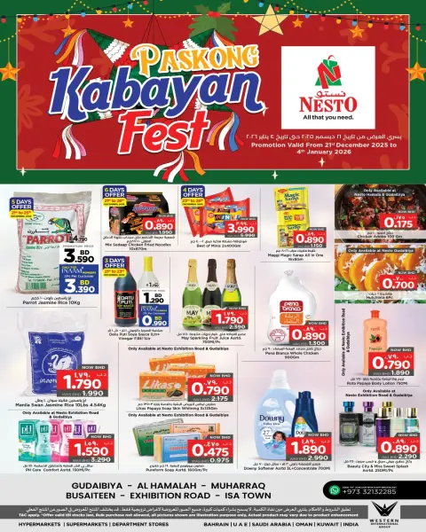Nesto Bahrain Offers from 21 December to 4 January 2026 Kabayan Deals - Page 1