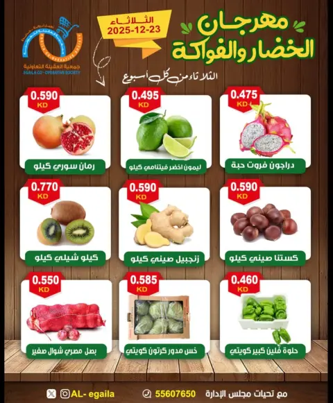 Alegaila co-op Kuwait Offers Tuesday 23 December Vegetable and Fruit Festival Offers - Page 4