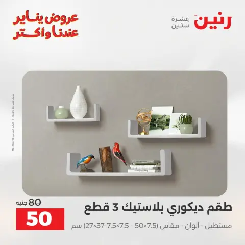 Raneen Egypt Offers from 25 to 27 December 2025 Decorative pieces offers - Page 38