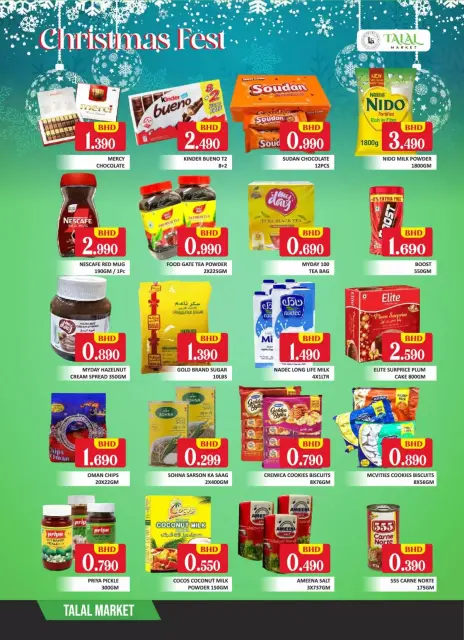 Talal Market Bahrain Offers from 25 to 27 December 2025 Christmas Festival Offers - Page 3