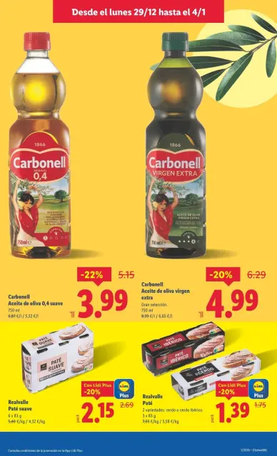 Ofertas de Lidl España de 29 diciembre a 4 enero 2026 ofertas semanales - Página 15