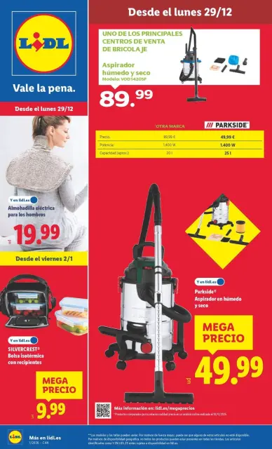 Ofertas de Lidl España de 29 diciembre a 4 enero 2026 Ofertas de bazar - Página 1