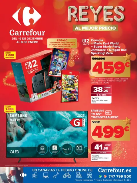 Ofertas de Carrefour España de 19 diciembre a 8 enero 2026 REYES - Página 1