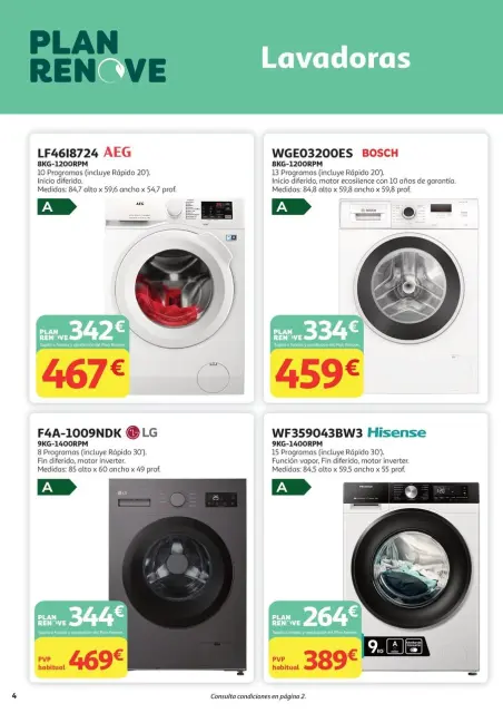 Ofertas de Alcampo España de 27 diciembre a 17 enero 2026 Plan Renove - Página 4