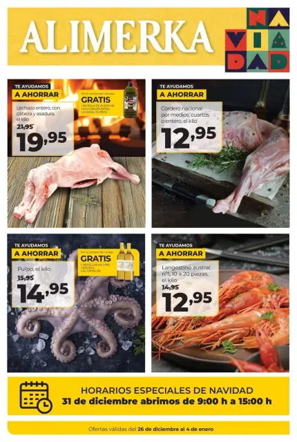 Ofertas de ‎Alimerka Supermercados‎ España de 26 diciembre a 4 enero 2026 Nuevas ofertas - Página 1