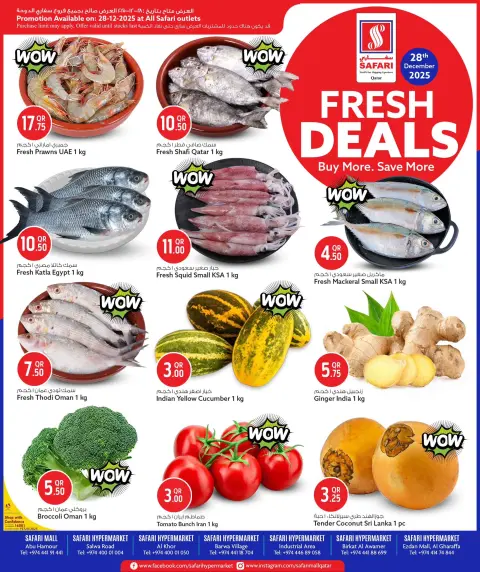 Offres Hypermarché Safari Qatar seulement dimanche 28 décembre Offres Quotidiennes - Page 1