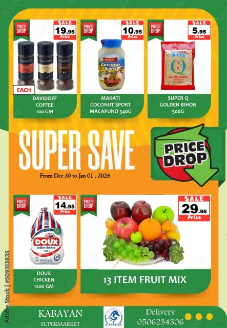 Ofertas de Hipermercado Kabayan Arabia Saudita de 30 diciembre a 1 enero 2026 Grandes ofertas de ahorro - Página 1